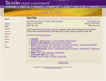 Tablet Screenshot of edis.sites.truman.edu