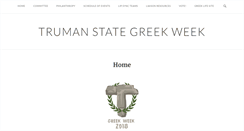 Desktop Screenshot of greekweek.truman.edu