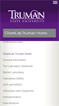 Mobile Screenshot of chemlab.truman.edu