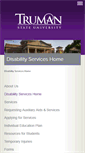 Mobile Screenshot of disabilityservices.truman.edu