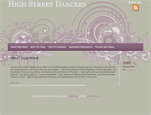 Tablet Screenshot of highstreetdance.truman.edu