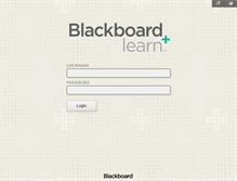 Tablet Screenshot of blackboard.truman.edu
