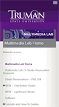 Mobile Screenshot of multimedialab.truman.edu