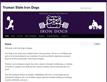 Tablet Screenshot of irondogs.truman.edu
