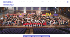 Desktop Screenshot of greeklife.truman.edu