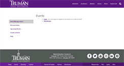 Desktop Screenshot of eventmanager.truman.edu