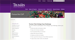 Desktop Screenshot of collegecup.truman.edu