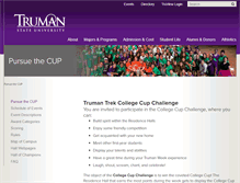 Tablet Screenshot of collegecup.truman.edu