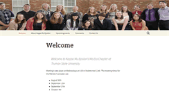 Desktop Screenshot of kme.truman.edu