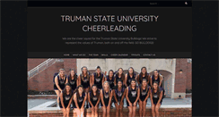 Desktop Screenshot of cheerleading.truman.edu