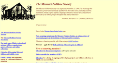 Desktop Screenshot of missourifolkloresociety.truman.edu