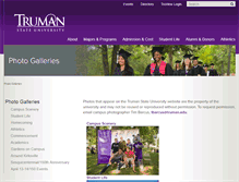 Tablet Screenshot of photos.truman.edu