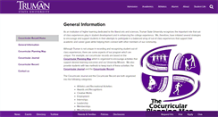 Desktop Screenshot of cocurricular.truman.edu